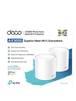 TP-Link TP Link Deco X60 (2-Pack) AX3000 Wi-Fi 6 Whole Home Wi-Fi -NARA Computer Shop RNE4T SQ3 0000000088 NO COLOR SLa
