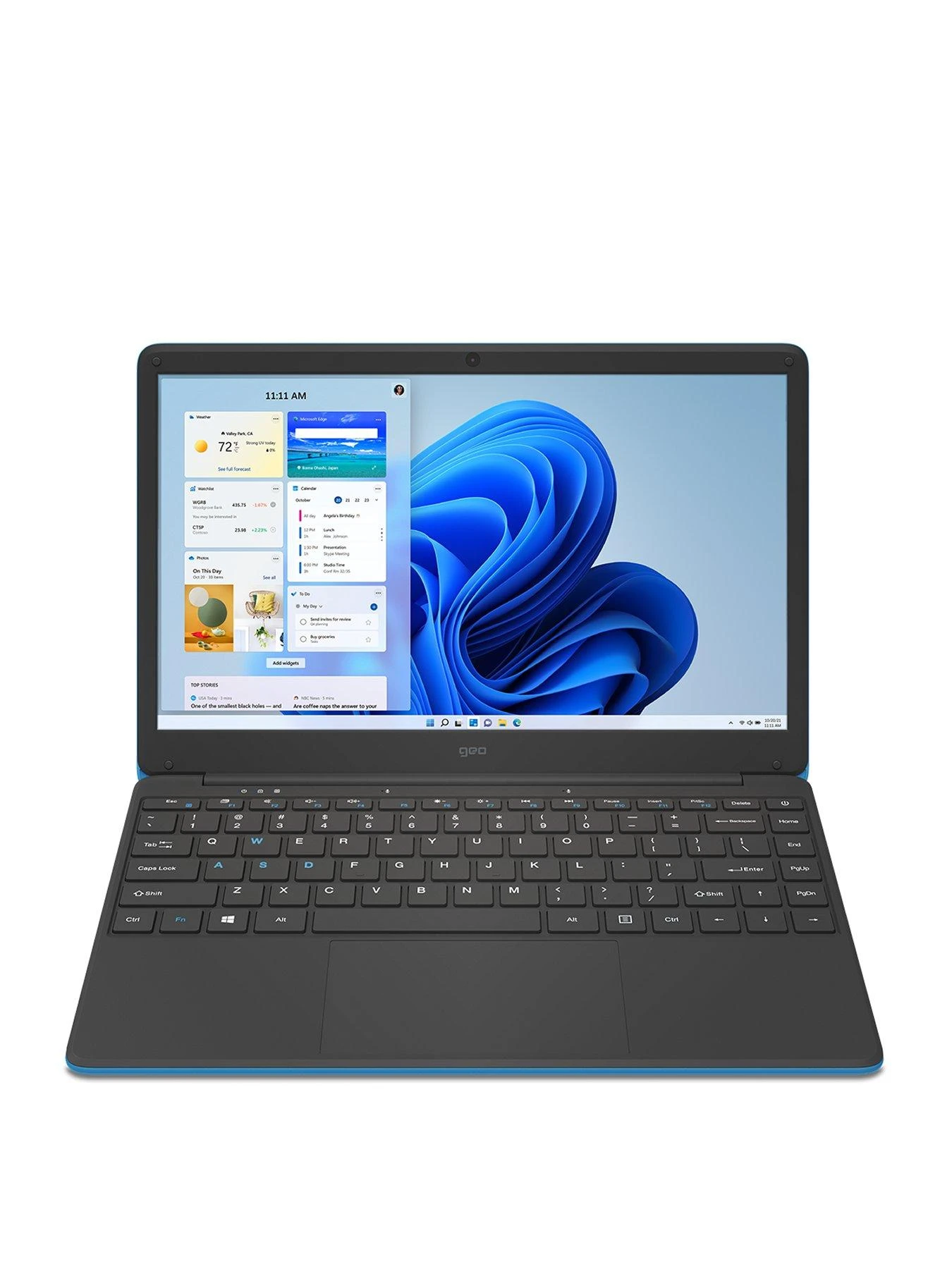 Geo GeoBook 140 Minecraft Laptop - 14in HD, Intel Celeron, 4GB RAM, 64GB Storage, With Microsoft 365 Personal Included - Blue 4 Geo GeoBook 140 Minecraft Laptop - 14in HD, Intel Celeron, 4GB RAM, 64GB Storage, With Microsoft 365 Personal Included - Blue - Image 2