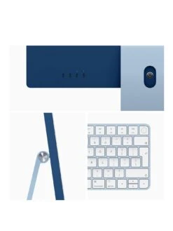Apple IMac (M1, 2021) 24 Inch With Retina 4.5K Display, 8-core CPU, 8-core GPU, 512Gb Storage - Blue -NARA Computer Shop RQK9L SQ3 0000000020 BLUE SLa