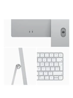 Apple IMac (M1, 2021) 24 Inch With Retina 4.5K Display, 8-core CPU, 7-core GPU, 256Gb Storage - Silver -NARA Computer Shop RQK9P SQ3 0000000035 SILVER SLa