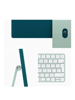 Apple IMac (M1, 2021) 24 Inch With Retina 4.5K Display, 8-core CPU, 7-core GPU, 256Gb Storage - Green -NARA Computer Shop RQK9Q SQ3 0000000047 GREEN SLa