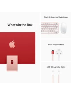 Apple IMac (M1, 2021) 24 Inch with Retina 4.5K Display, 8-core CPU And 7-core GPU, 256Gb Storage - Pink 16 Apple IMac (M1, 2021) 24 Inch with Retina 4.5K Display, 8-core CPU And 7-core GPU, 256Gb Storage - Pink -NARA Computer Shop RQK9T SQ7 0000000063 PINK SLd3