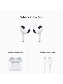 Apple AirPods (3rd Gen, 2021) With MagSafe Charging Case -NARA Computer Shop RRX4M SQ7 0000000013 WHITE SLd3