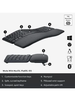 Logitech Ergo K860 Wireless Keyboard -NARA Computer Shop RVXLL SQ6 0000000088 NO COLOR SLd2