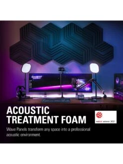 Elgato Wave Panels - Starter Kit (Black) - Studio Quality Superior Acoustics 10 Elgato Wave Panels - Starter Kit (Black) - Studio Quality Superior Acoustics -NARA Computer Shop RYLMC SQ3 0000000004 BLACK SLd1