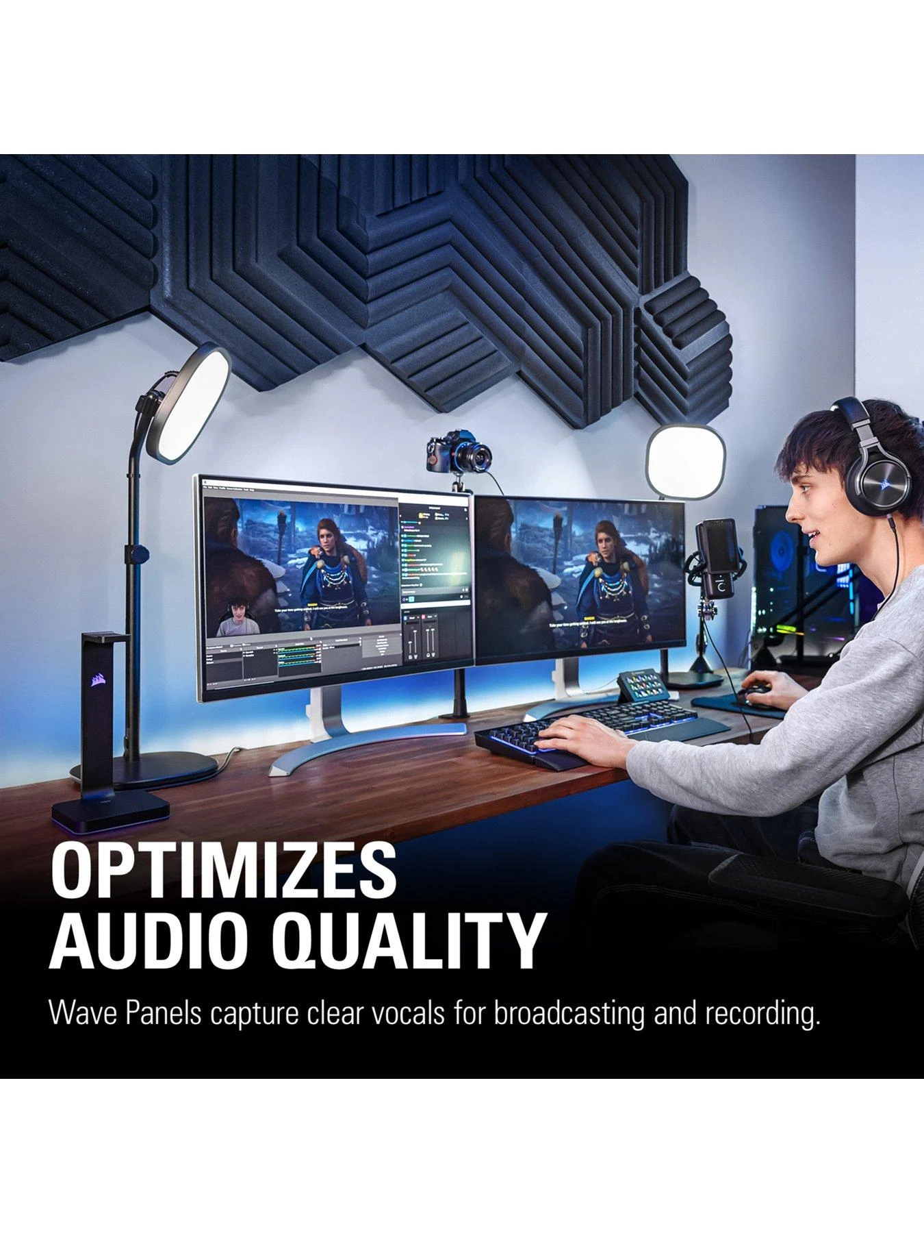 Elgato Wave Panels - Starter Kit (Black) - Studio Quality Superior Acoustics 6 Elgato Wave Panels - Starter Kit (Black) - Studio Quality Superior Acoustics - Image 4