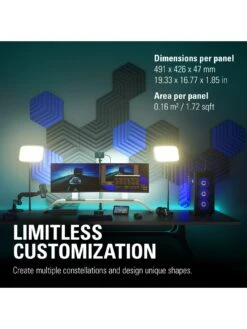 Elgato Wave Panels - Starter Kit (Black) - Studio Quality Superior Acoustics 12 Elgato Wave Panels - Starter Kit (Black) - Studio Quality Superior Acoustics -NARA Computer Shop RYLMC SQ5 0000000004 BLACK SLd3