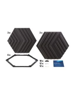 Elgato Wave Panels - Starter Kit (Black) - Studio Quality Superior Acoustics 13 Elgato Wave Panels - Starter Kit (Black) - Studio Quality Superior Acoustics -NARA Computer Shop RYLMC SQ6 0000000004 BLACK SLd4