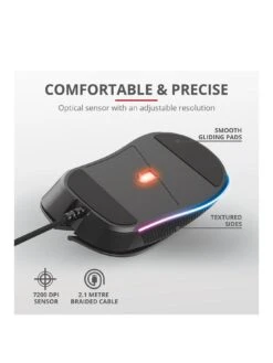 Trust GXT922 YBAR Gaming Mouse - With RGB Lighting 11 Trust GXT922 YBAR Gaming Mouse - With RGB Lighting -NARA Computer Shop T3AP6 SQ3 0000000088 NO COLOR SLa