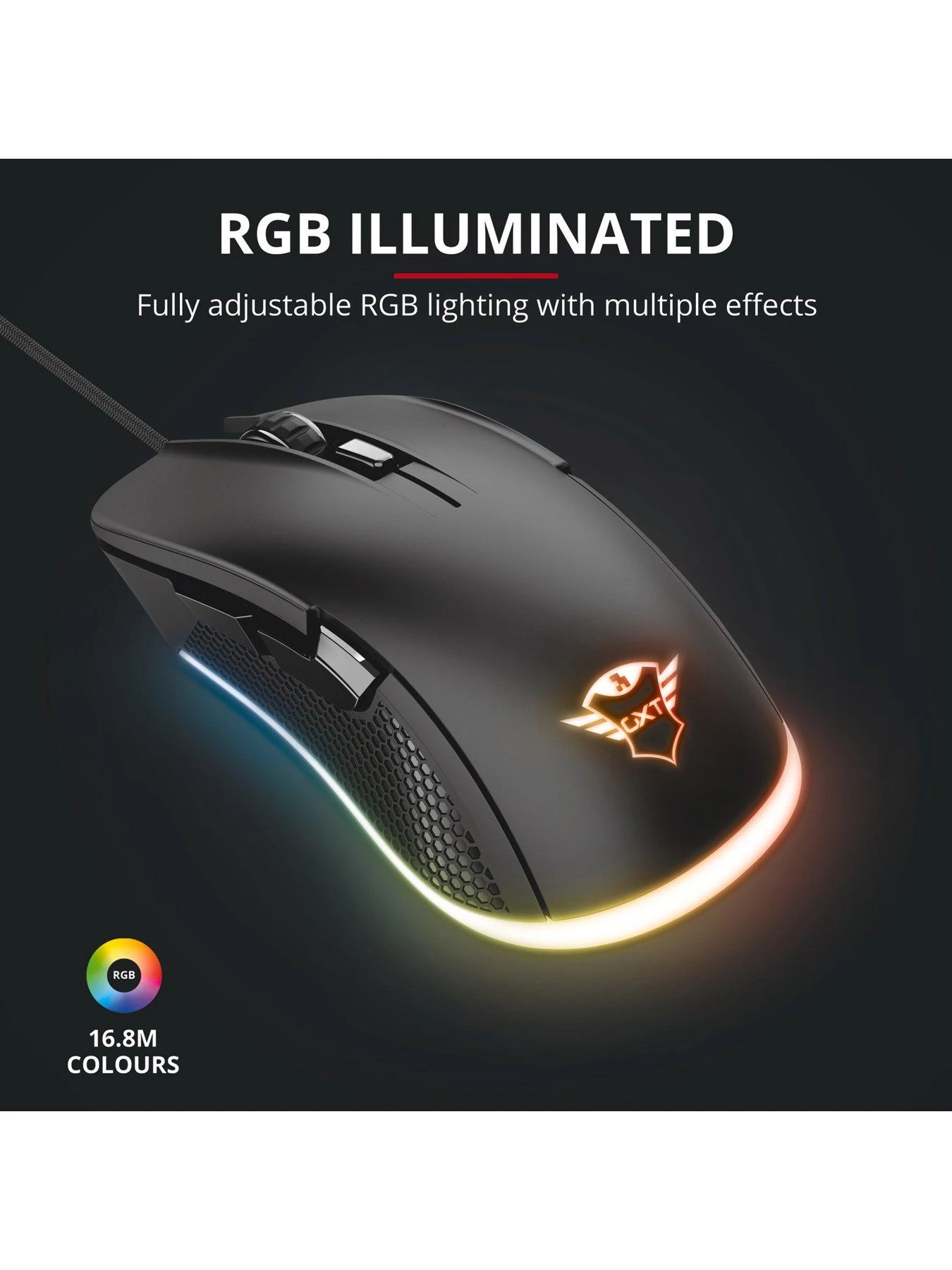Trust GXT922 YBAR Gaming Mouse - With RGB Lighting 6 Trust GXT922 YBAR Gaming Mouse - With RGB Lighting - Image 4