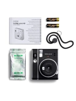 Fujifilm Instax Mini 40 Instant Camera With 50 Shots Included - Black 14 Fujifilm Instax Mini 40 Instant Camera With 50 Shots Included - Black -NARA Computer Shop T7KAJ SQ6 0000000004 BLACK SLd2