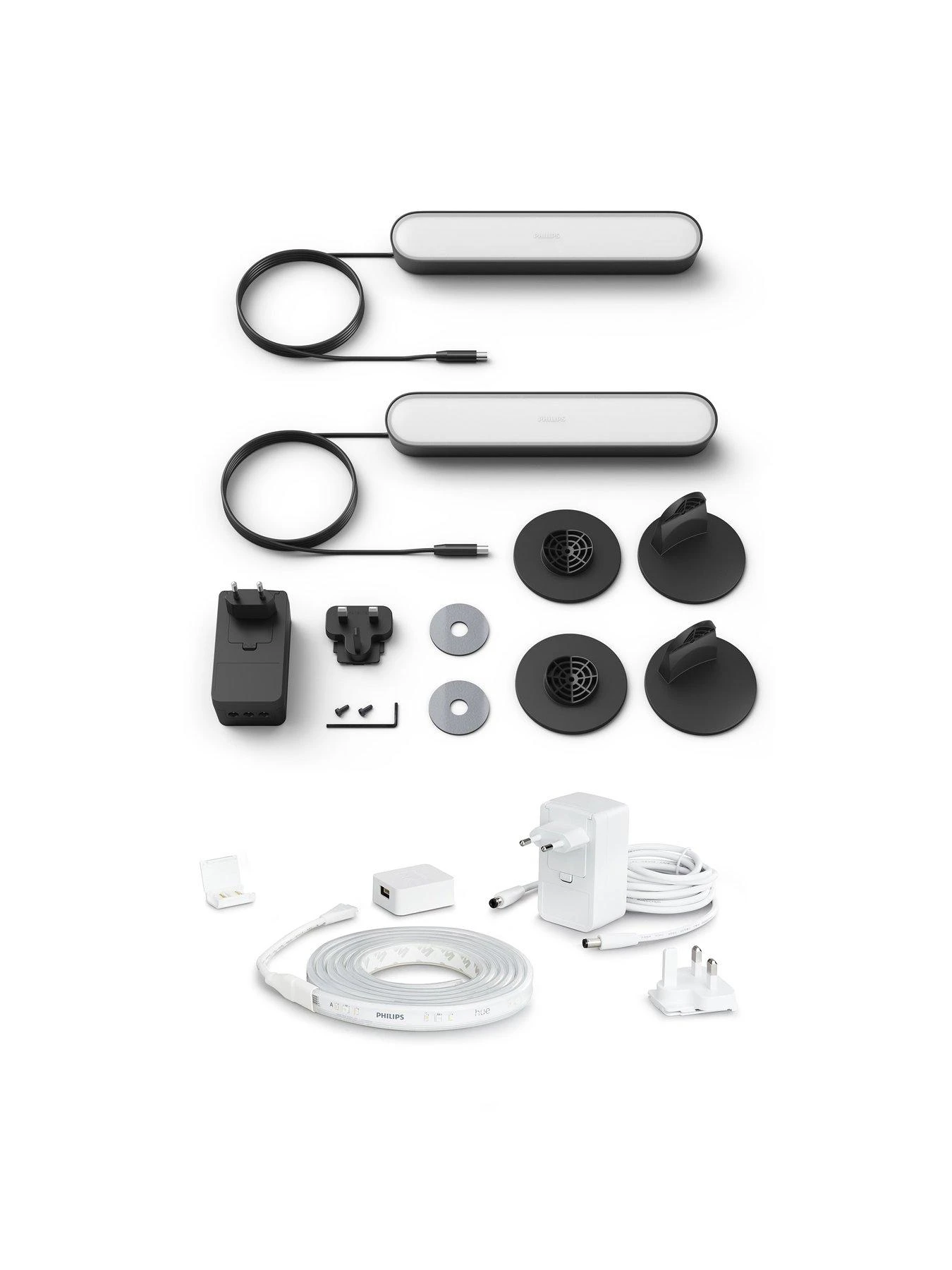 Philips Hue Hue Play Smart Light Bar White & Colour Ambiance Double Pack And Lightstrip Plus 2m Kit 4 Philips Hue Hue Play Smart Light Bar White & Colour Ambiance Double Pack And Lightstrip Plus 2m Kit - Image 2