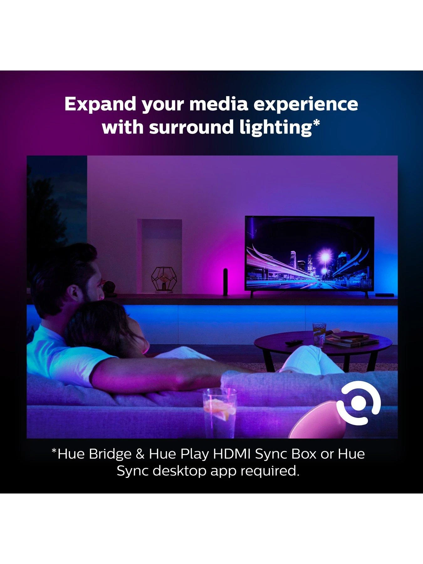 Philips Hue Hue Play Smart Light Bar White & Colour Ambiance Double Pack And Lightstrip Plus 2m Kit 7 Philips Hue Hue Play Smart Light Bar White & Colour Ambiance Double Pack And Lightstrip Plus 2m Kit - Image 5