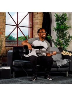 3rd Avenue Full Size Bass Guitar Ultimate Kit With 15W Amp - 6 Months FREE Lessons - Black -NARA Computer Shop TATLC SQ5 0000000099 N A SLd3