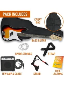 3rd Avenue Bass Guitar Pack - Sunburst -NARA Computer Shop TATLD SQ3 0000000099 N A SLd1