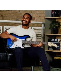 3rd Avenue Full Size 4/4 Electric Guitar Ultimate Kit With 10W Amp - 6 Months FREE Lessons - Blueburst -NARA Computer Shop TATM9 SQ5 0000000099 N A SLd3
