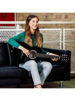3rd Avenue 3/4 Size Kids Classical Guitar Beginner Bundle - 6 Months FREE Lessons - Black -NARA Computer Shop TATML SQ5 0000000099 N A SLd3
