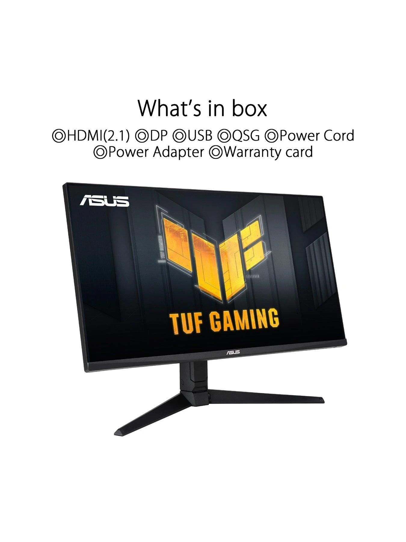 Asus TUF Gaming VG28UQL1A 28in 4K Ultra HD, 144Hz, NVIDIA G-Sync Monitor 9 Asus TUF Gaming VG28UQL1A 28in 4K Ultra HD, 144Hz, NVIDIA G-Sync Monitor - Image 7