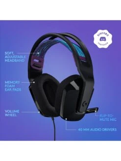 LogitechG G335 Wired Gaming Headset - Black -NARA Computer Shop TEAAJ SQ6 0000000004 BLACK SLd2