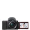 Sony Alpha ZVE10LBDI.EU APS-C Mirrorless Interchangeable-Lens Vlog Camera With 16-50 Mm F/3.5-5.6 Power Zoom Kit Lens (Vari-Angle Screen For Vlogging, 4K Video, Real-time Eye Autofocus) -NARA Computer Shop TFKRD SQ1 0000000004 BLACK SLf