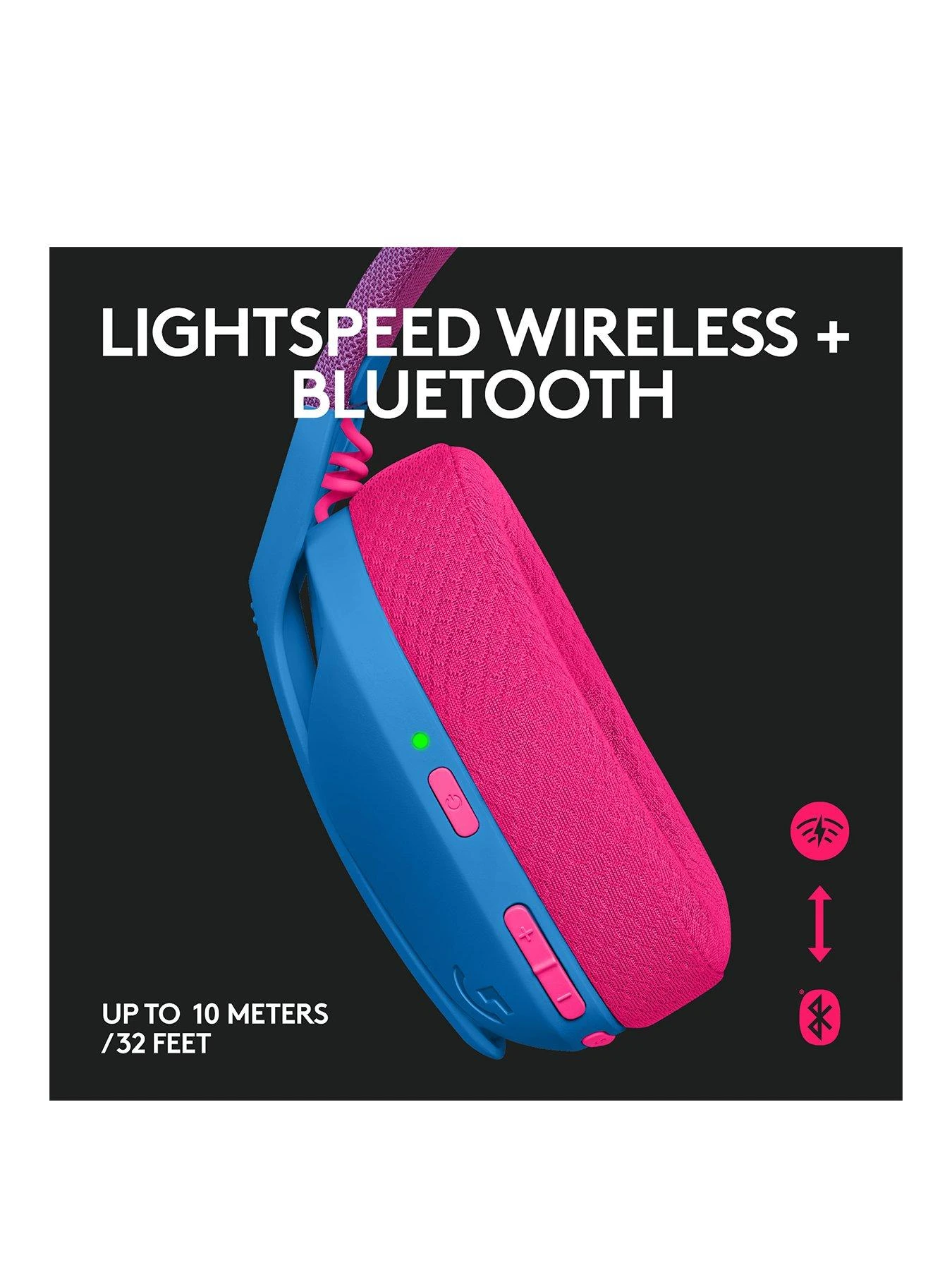 LogitechG G435 LIGHTSPEED Wireless Gaming Headset - BLUE 4 LogitechG G435 LIGHTSPEED Wireless Gaming Headset - BLUE - Image 2