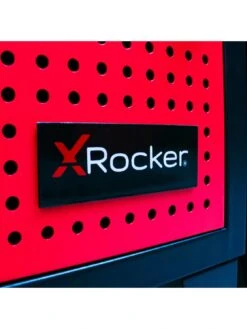 X Rocker MESH-TEK Square Display Cabinet With 4 cube Storage 12 X Rocker MESH-TEK Square Display Cabinet With 4 cube Storage -NARA Computer Shop TPTVF SQ4 0000000336 BLACK RED SLd