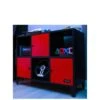 X Rocker MESH-TEK Wide Display Cabinet With 6 Cube Storage 1 X Rocker MESH-TEK Wide Display Cabinet With 6 Cube Storage -NARA Computer Shop TPTVK SQ1 0000000336 BLACK RED SLf