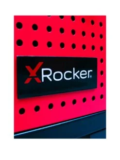 X Rocker MESH-TEK Side Cabinet With Single Cube Storage -NARA Computer Shop TPTVR SQ3 0000000336 BLACK RED SLa
