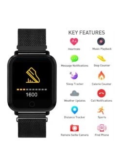 Reflex Active Stainless Steel Mesh Ladies Watch -NARA Computer Shop TRXAX SQ2 0000000004 BLACK SLa