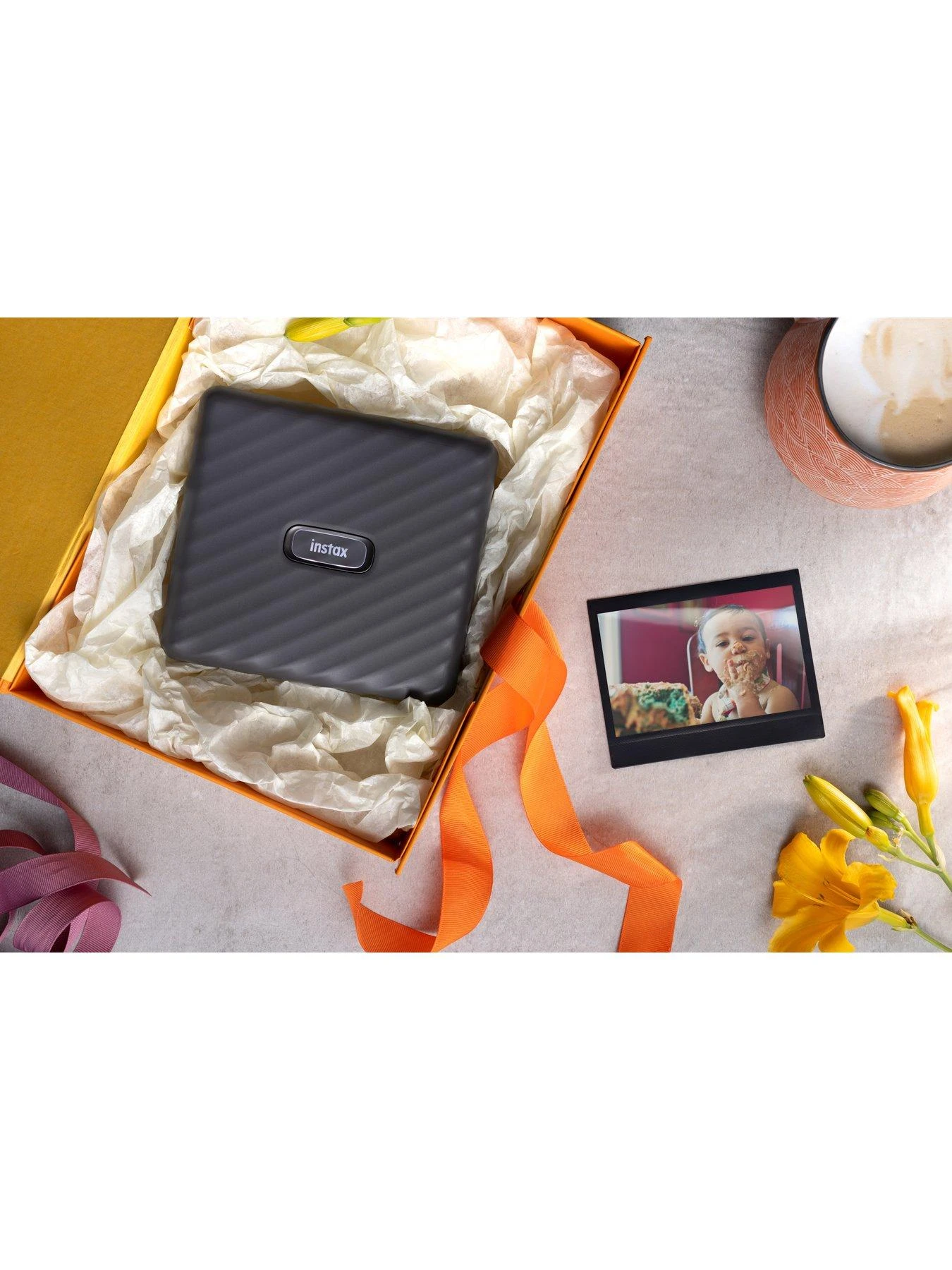 Fujifilm Instax Link Wide Printer - Mocha Gray 7 Fujifilm Instax Link Wide Printer - Mocha Gray - Image 5