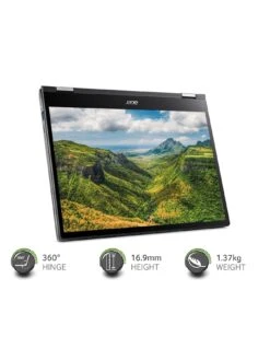 Acer Chromebook Spin 713 CP713-3W - 13.5in QHD 3:2 Touchscreen, Intel Core I3-1115G4, 8GB RAM, 256GB SSD, Google Chrome OS, with Optional Microsoft 365 Family (15 Months) - Iron -NARA Computer Shop TYYNN SQ6 0000000088 NO COLOR SLd2