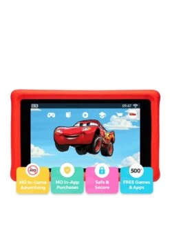 Pebble Gear Disney Cars 7in Kids Tablet + Carry Bag -NARA Computer Shop U3XJN SQ2 0000000004 BLACK SLb