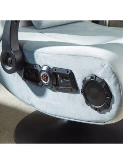 X Rocker Play Deluxe Silver 4.1 Multi-Stereo Audio Media Chair With Vibration -NARA Computer Shop U7JHP SQ3 0000000099 N A SLd