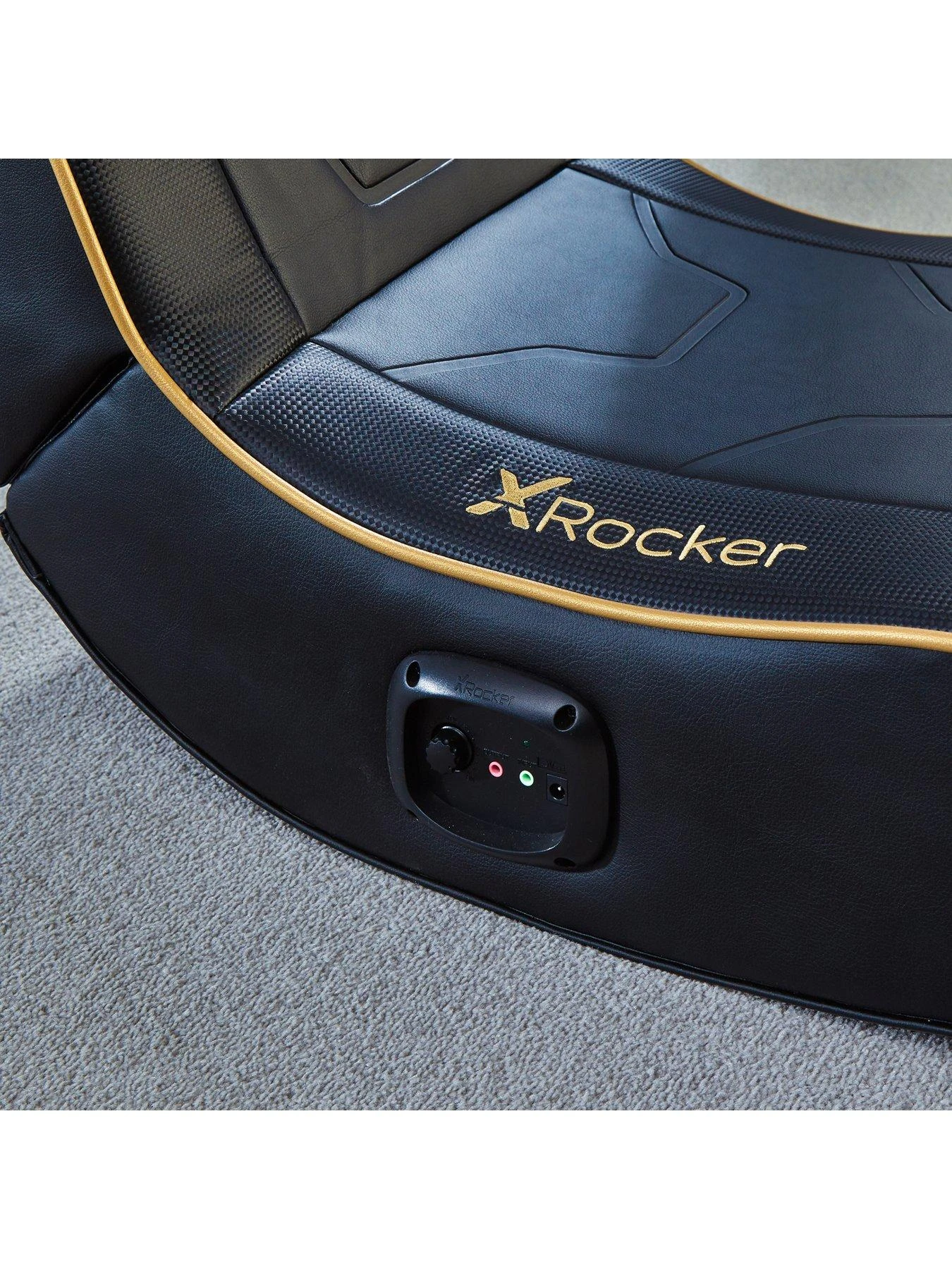 X Rocker Shadow 2.0 Gold Limited Edition Stereo Audio Gaming Floor Rocker 5 X Rocker Shadow 2.0 Gold Limited Edition Stereo Audio Gaming Floor Rocker - Image 3