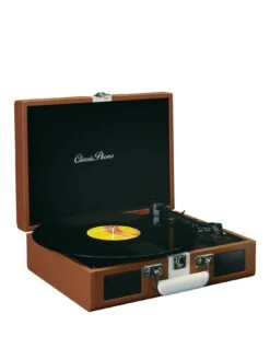 Lenco TT-120BNWH Suitcase Turntable With Bluetooth -NARA Computer Shop UAFY3 SQ2 0000000143 BROWN SLb