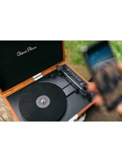 Lenco TT-120BNWH Suitcase Turntable With Bluetooth -NARA Computer Shop UAFY3 SQ6 0000000143 BROWN SLd2