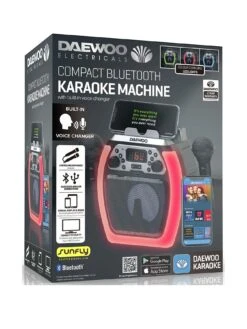 Daewoo Compact Bluetooth Karaoke Machine -NARA Computer Shop UC9P4 SQ2 0000000004 BLACK SLb
