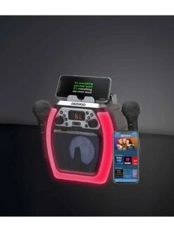 Daewoo Compact Bluetooth Karaoke Machine -NARA Computer Shop UC9P4 SQ4 0000000004 BLACK SLd