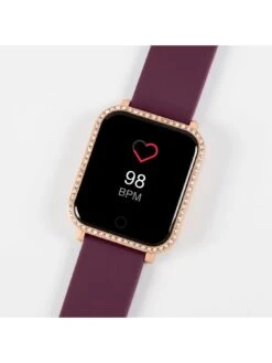 Reflex Active Series 6 Smart Watch With Colour Touch Screen & Stone Set Case With Up To 7 Day Battery Life -NARA Computer Shop UFHY6 SQ3 0000000151 BURGUNDY MDd