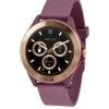 Harry Lime Fashion Smart Watch In Berry With Rose Gold Colour Bezel -NARA Computer Shop UFJ7R SQ1 0000000151 BURGUNDY SLf