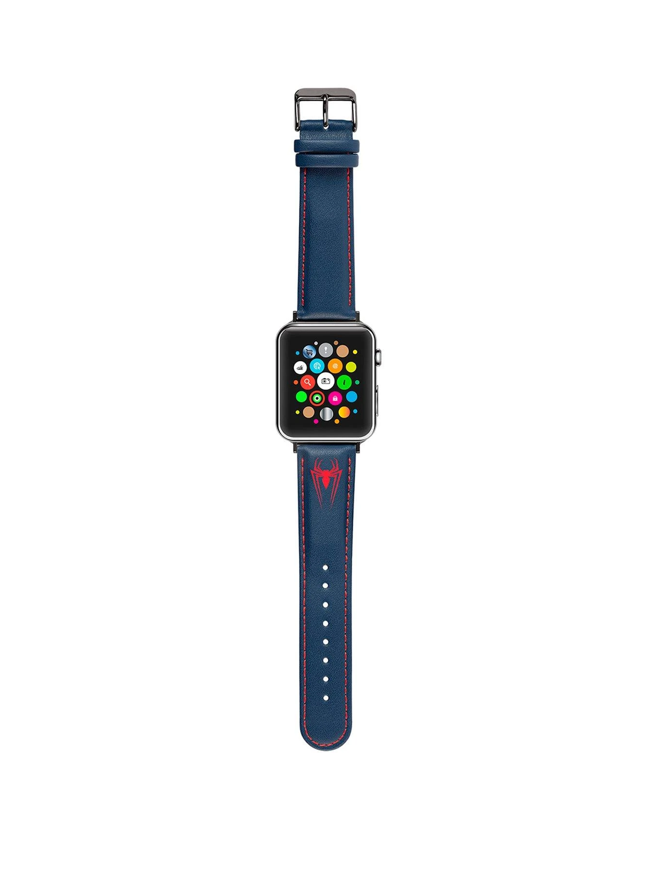 Disney Marvel Spiderman Navy Printed Apple Strap 4 Disney Marvel Spiderman Navy Printed Apple Strap - Image 2