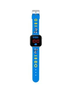 Sonic The Hedgehog Sega Sonic The Hedgehog Blue Strap LED Watch -NARA Computer Shop UFJCA SQ2 0000000020 BLUE SLa