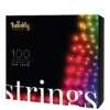 Twinkly 100L 4.3MM Diffuse Flat RGB Lens Light String, 8cm Lamp Spacing, Black/Green Wire, BT+WiFi, Gen II, IP44 -NARA Computer Shop UL3KG SQ1 0000000099 N A SLf
