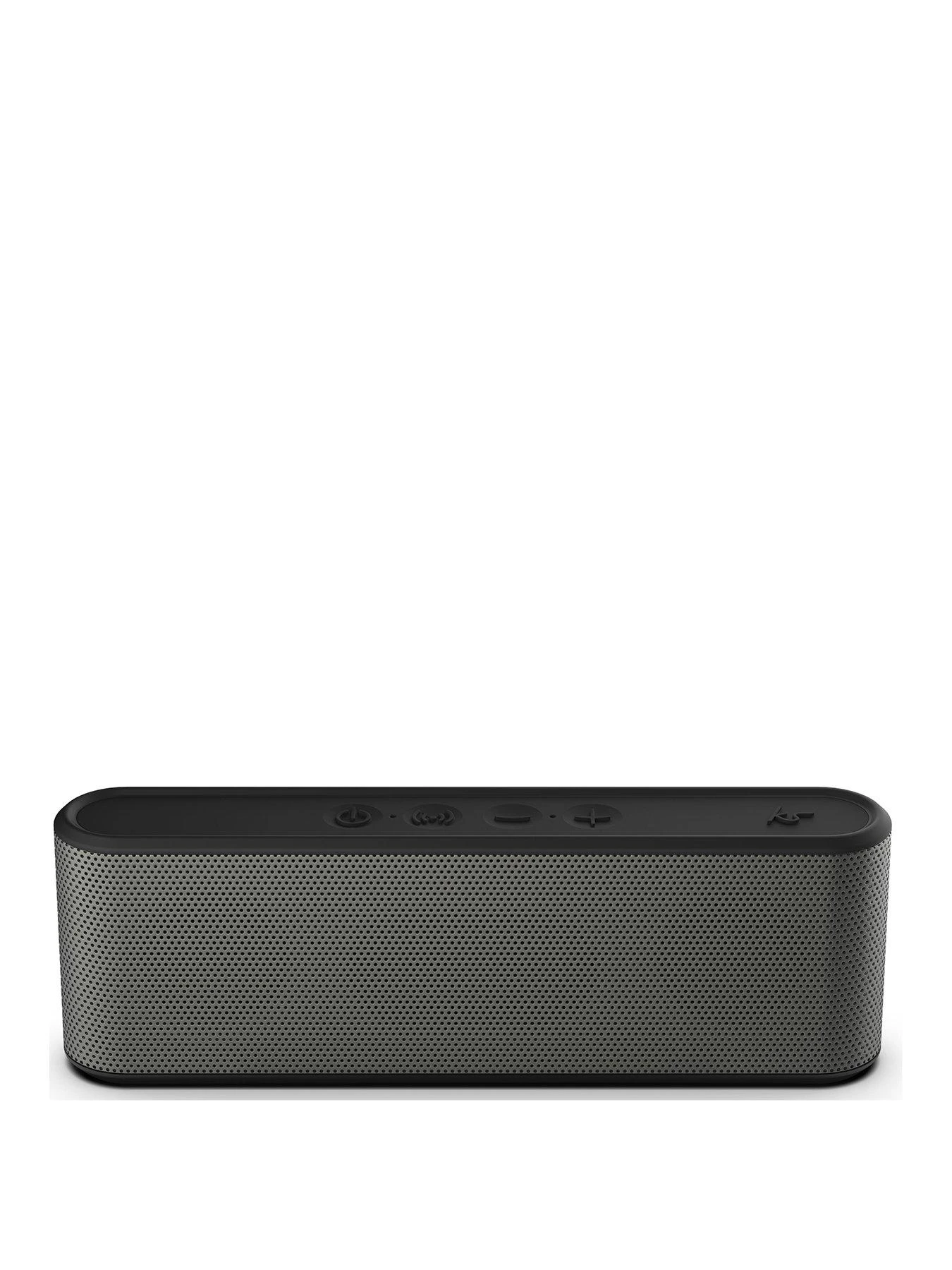 Kitsound Boombar 30 Bluetooth Speaker - Black/Gunmetal 3 Kitsound Boombar 30 Bluetooth Speaker - Black/Gunmetal