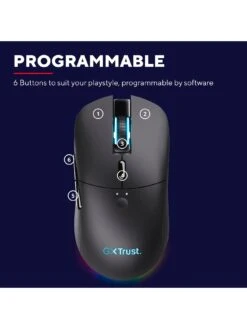 Trust GXT980 Redex Wireless Mouse -NARA Computer Shop URJUU SQ4 0000000004 BLACK SLd