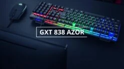 Trust GXT838 Azor Gaming Keyboard & Mouse Set -NARA Computer Shop URJUV SQ8 0000000004 BLACK DVvL