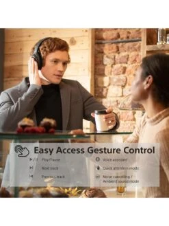 Sony WH-1000XM4 Noise-Cancelling Wireless Headphones -NARA Computer Shop URTU4 SQ5 0000000004 BLACK SLd1