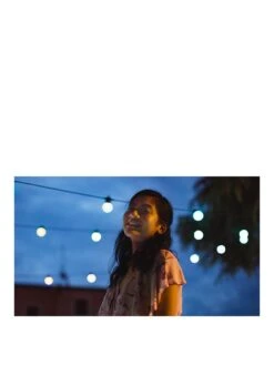 Twinkly Festoon Lights, 40 AWW G45 Bulbs, 0,5 Meter Distance Extension Kit, BT+WiFi, Gen II, IP44 -NARA Computer Shop URWFB SQ3 0000000004 BLACK SLa