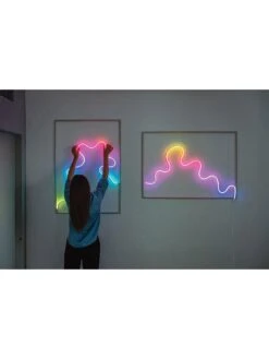 Twinkly Flex - Smart Flexible LED Light Strip (Multiple Colour) 300L RGB Light Flex, 3 Meter Long Starter, Black, BT+WiFi, Gen II, IP21 -NARA Computer Shop URWFC SQ4 0000000013 WHITE SLd