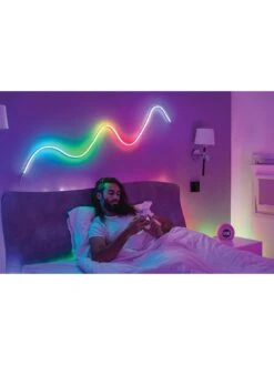 Twinkly Flex - Smart Flexible LED Light Strip (Multiple Colour) 300L RGB Light Flex, 3 Meter Long Starter, Black, BT+WiFi, Gen II, IP21 -NARA Computer Shop URWFC SQ5 0000000013 WHITE SLd1